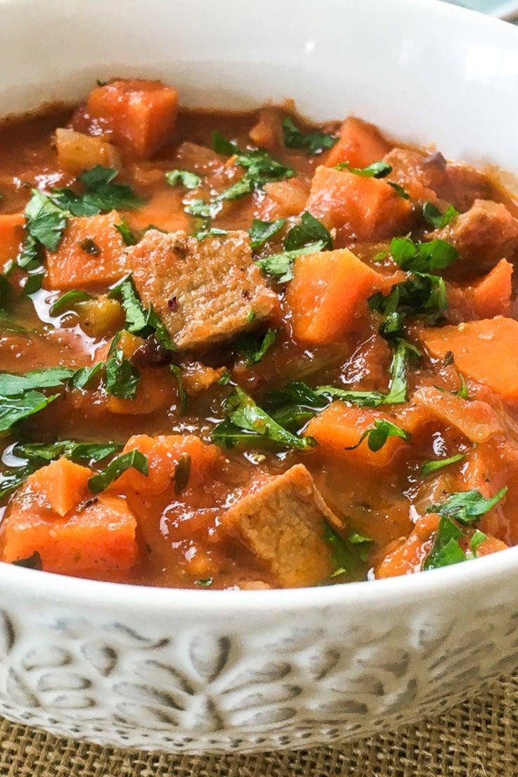 Spiced pork casserole (gf)