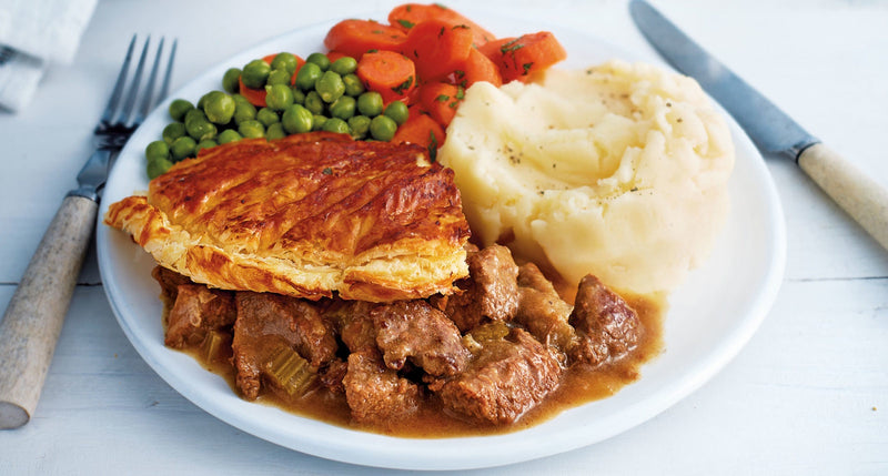 Steak and mushroom pie